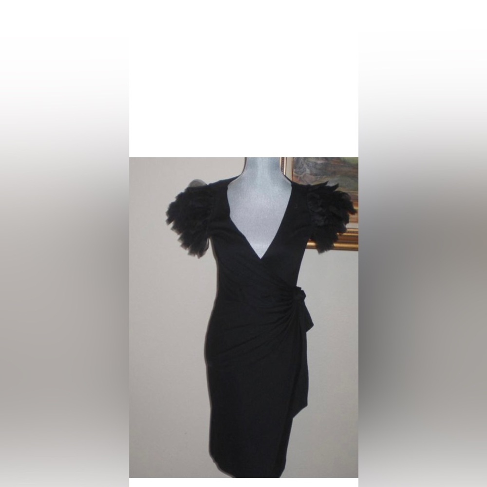 Diane von Furstenberg
Black Dvf Beulah Feather Shoulder Wrap Gown